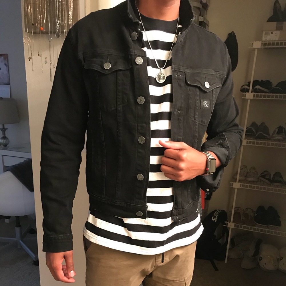Calvin Klein Black Denim Jacket